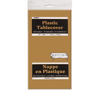 RECTANGLE OBLONG PLASTIC TABLECLOTH (54"x108") - BIG BULK BUY, 22 COLOURS