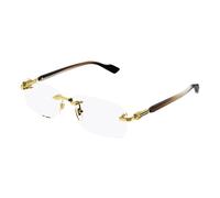Rectangle Optical Frame- male- Gucci- Glasses- Yellow- 56 MM- Accessories 56 MM