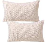 Rectangle Pillow Cases Set Of 2, Extra Large Cushion Covers 50x70,40x60 Cm Soft Throw Pillow Covers With Invisible Zipper Decorative Pillowcases For Sofa Couch(Colour 40,50x70 cm Pack of 2)
