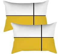 Rectangle Pillow Cases Set Of 2, Extra Large Cushion Covers 50x70,40x60 Cm Soft Throw Pillow Covers With Invisible Zipper Decorative Pillowcases For Sofa Couch(Colour 24,50x70 cm Pack of 2)