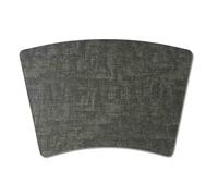 Rectangle Placemats Set of 8, Dark Grey Sector Solid Color Table Mats for Kitchen Dining Table Home Décor, 30x34x48cm
