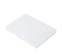 Rectangle Plastic Storage Box, w/Hinged Lid, 7.1x5.1x0.7inches Storage Container Storage Case for Storing