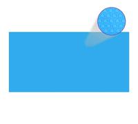 vidaXL Floating PE Solar Pool Flim 1200x600 cm Black and Blue Pond Protector