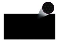 Floating Rectangular PE Solar Pool Film 10 x 5 m Black UK NEW