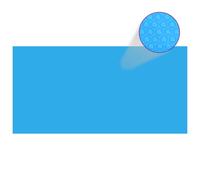 vidaXL Floating PE Solar Pool Flim 400x200 cm Black and Blue Pond Protector