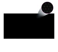 Floating Rectangular PE Solar Pool Film 10 x 5 m Black UK NEW