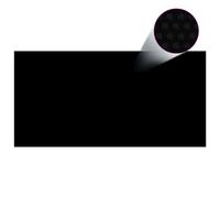 vidaXL Pool Cover Black 488x244cm Swimming Pool Film Garden Solar Pool Cover