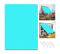 Rectangle Shade Sail 4.5 x 9m98% UV Protection Square Canopy with Fastening Kit for Outdoor Garden Patio Sandy Beige & Sky Blue Color Options
