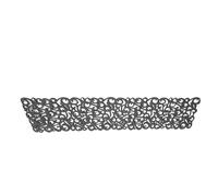 Zerodis Rectangle Shape Felt Tablecloth Runner Placemats 7 Colors Table Mats Household Kitchen Decoration (Deep Grey)