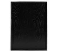 Rectangle Shape Solid Wood Tea Coffee Snack Food Meals Serving Tray Plate Restaurant Trays Modern Elegant Design for Home and Restaurants Black 40 x 30 cm (35 * 24cm)