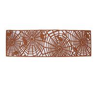 Rectangle Shape Tablecloth Hollow Out Table Runner With Beautiful Design Artistic Elegant For Wedding Home Decor Nylon Felt Material 100x30cm (Brown)