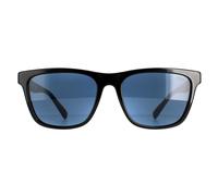 Rectangle Shiny Black Dark Blue PH4167 Polo Ralph Lauren Black One Size