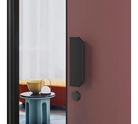 Rectangle Sliding Glass Door Pull Handle, Brushed Stainless Steel Square Handle, Closet Door Handle Stainless Steel, Interior and Exterior Doors,Black-30cm (12")