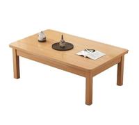 Rectangle Solid Wood Coffee Tables for Living Room,Solid Tea Table,Japanese Table Wood,Rectangle Room Farmhouse,walnut,140cm