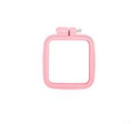 Rectangle Square Embroidery Hoop,Colorful Plastic Cross Stitch Hoop Ring For DIY Art Craft Sewing Embroidery Handmade Project(70 * 75mm)