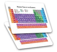 Rectangle Stickers(Set of 2) 7.5cm - Periodic Table Science Elements Uni Fun Decals for Laptops,Tablets,Luggage,Scrap Booking,Fridges, #8168