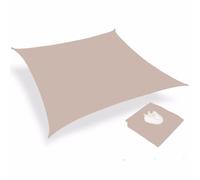 Rectangle Sun Shade Sail 6x8 ftDurable Canopy for Garden Patio & BackyardReinforced Corners Tear & Rust Resistant WindResistant Shade Cloth (Khaki 2x5m)