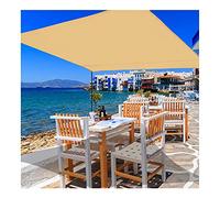 Rectangle Sun Shade Sail Canopy Sunscreen Waterproof Anti-UV Sun Shelters for Outdoor Gazebo Garden Pergola Summer Yard, Sand 2m,3m,4m,5m