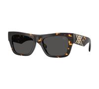 Rectangle Sunglasses - female - Burberry - Sunglasses - Brown - 53 MM - Accessories 53 MM