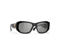 Rectangle Sunglasses, female, Chanel, Sunglasses, Black, 55 MM, Accessories 55 MM