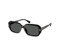 Rectangle Sunglasses - female - Ralph Lauren - Sunglasses - Black - 55 MM - Accessories 55 MM