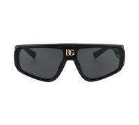 Rectangle Sunglasses - male - Dolce & Gabbana - Sunglasses - Black - 46 MM - Accessories 46 MM