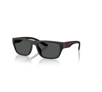 Rectangle Sunglasses - male - Emporio Armani - Sunglasses - Black - 57 MM - Accessories 57 MM