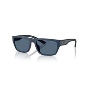 Rectangle Sunglasses - male - Emporio Armani - Sunglasses - Blue - 57 MM - Accessories 57 MM