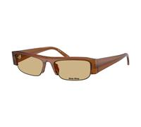 Rectangle Sunglasses - unisex - Miu Miu - Sunglasses - Brown - 51 MM - Accessories 51 MM