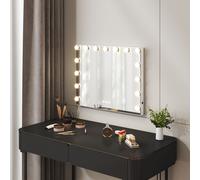 Rectangle Tabletop Hollywood Vanity Mirror with Lights