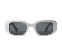 Prada Woman PR 17WS 1425S0 Sunglasses Acetate White Grey Squared Normal
