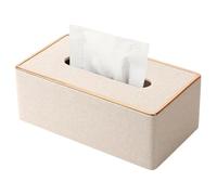 Rectangle Tissue Box Cover, 9.8x5.3x3.7 Inch Leather Tissue Box Cover, Portable Tissue Box Holder with Magnetic Bottom, Tissue Holder for Home/Office/Car Decor Home