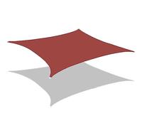 Rectangular 4x8m Shade Sail 95% UV Protection for Outdoor Patio Garden Balcony - Sunshade Canopy in Rust Red for Ultimate Sun Protection