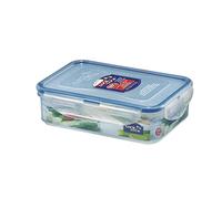 Locknlock Classic Clear Rectangular Plastic Reusable Airtight Food Storage Container 550Ml