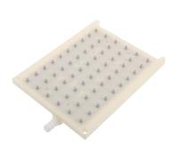 Rectangular 60 Hole Shower Nozzle Plate Plastic White Replacement