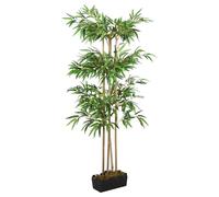 (rectangular, 80 cm) vidaXL Artificial Bamboo Tree Fake Plant Artificial Plant 988 Leaves Green