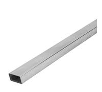 Rectangular Aluminum Tube Profile, 6063 Aluminum Alloy Square Pipe, Length 245mm 500mm Hollow Aluminum Straight Tubing(500X25X50X1MM)