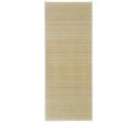 Rectangular Bamboo Rug Floor Carpet Area Mat Hallway Non-skid Floor Mat vidaXL