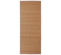 Berkfield Rectangular Brown Bamboo Rug 120 X 180 Cm