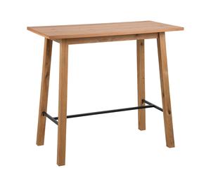 Rectangular Bar Table Wild Oak Oiled Veneer Choice Of Finishes Scandinavian