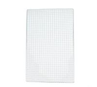 Rectangular BBQ Grill Mesh, Galvanized Steel Wire Grate for Outdoor Cooking Fish Meat Vegetables, High-Temperature Resistant Barbecue Grid 40x100cm