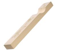 Rectangular Brass Calligraphy Paperweight with Brush Holder for Painting | Golden Polished Finish, Smooth Rounded Edges, Balanced Weight, Suitable for Sketch Paper, Display and Painting Sessions