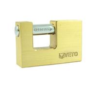 Rectangular Brass Padlock (Size 75mm - 1 Each) Timco Gold One Size
