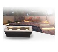 Rectangular Buried Garden Lamp - Outdoor LED Recessed Spotlight - Recessed Ground Underground Light,IP67 Waterproof Floor Lamp 220V(Warm White,220V(5W))