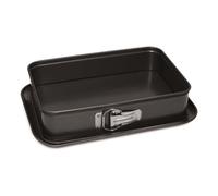 Guardini Gardenia, Openable Mould Rectangular 19 x 28 cm, Steel with Non-Stick Coating, Black