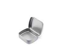 Rectangular Candy Box with Lid Portable Mini Pill Case Practical Refillable Flip-top Iron Box Pill Organizer