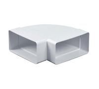 Rectangular Chanel Elbow 55mm x 110mm / 90 Degree Flat Ducting Pipe Bend Connector Adapter KP55-24/90