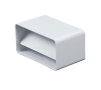 Rectangular Channel 75mm x 150mm Male Connector with Non Return Valve Coupler with Back Draft Shutter Tube Joint KP75-22