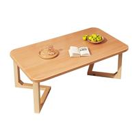Rectangular Coffee Table with Spacious Storage Shelf and Modern V-Shaped Legs, Easy Assembly Wooden Center Table for Living Room, Bedroom, and Office(120 * 60 * 50cm)