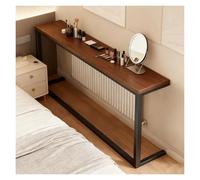 Rectangular Couch Table, Behind Sofa Table with Open Storage, Long Sofa Side Table for Living Room, Hallway, Foyer, Easy Assembly